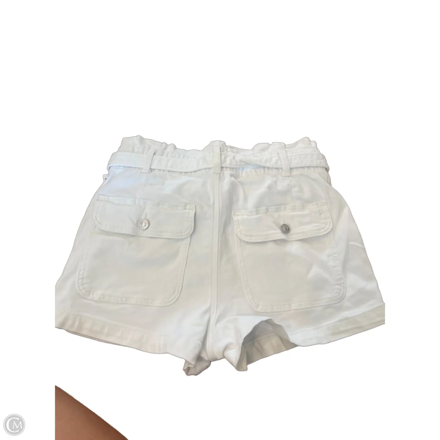 Shorts By American Eagle In White Denim, Size: 4