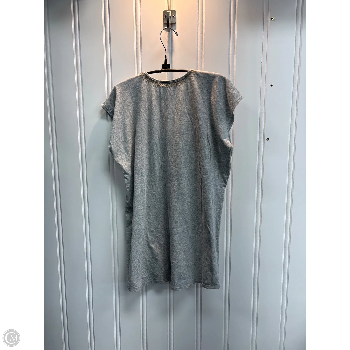 Top Sleeveless By Johnny Was In Grey, Size: S