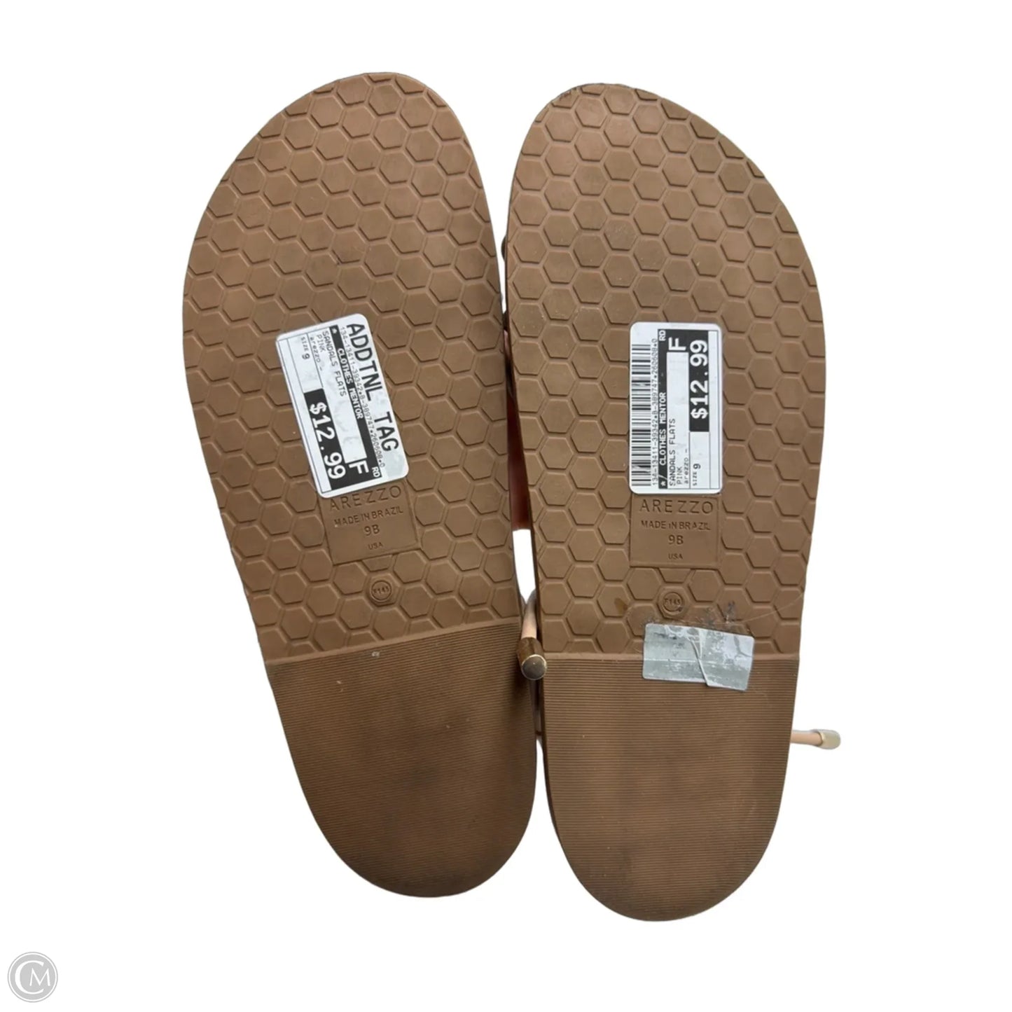 Sandals Flats By Clothes Mentor In Pink, Size: 9