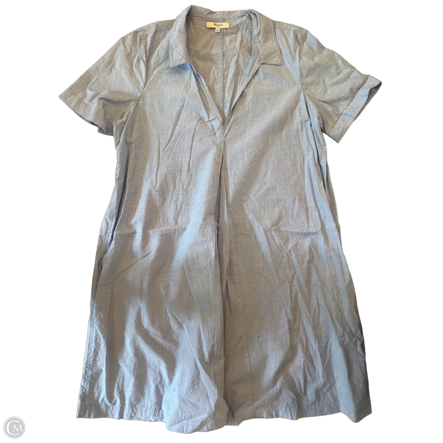 Dress Casual Midi By Madewell In Blue, Size: M