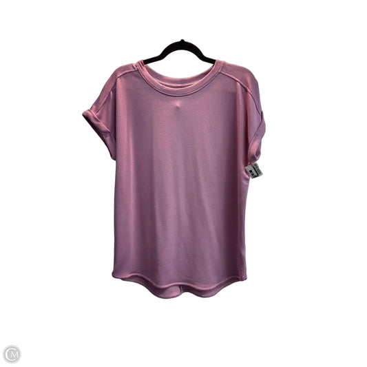 Top Short Sleeve By Cupio In Pink, Size: L