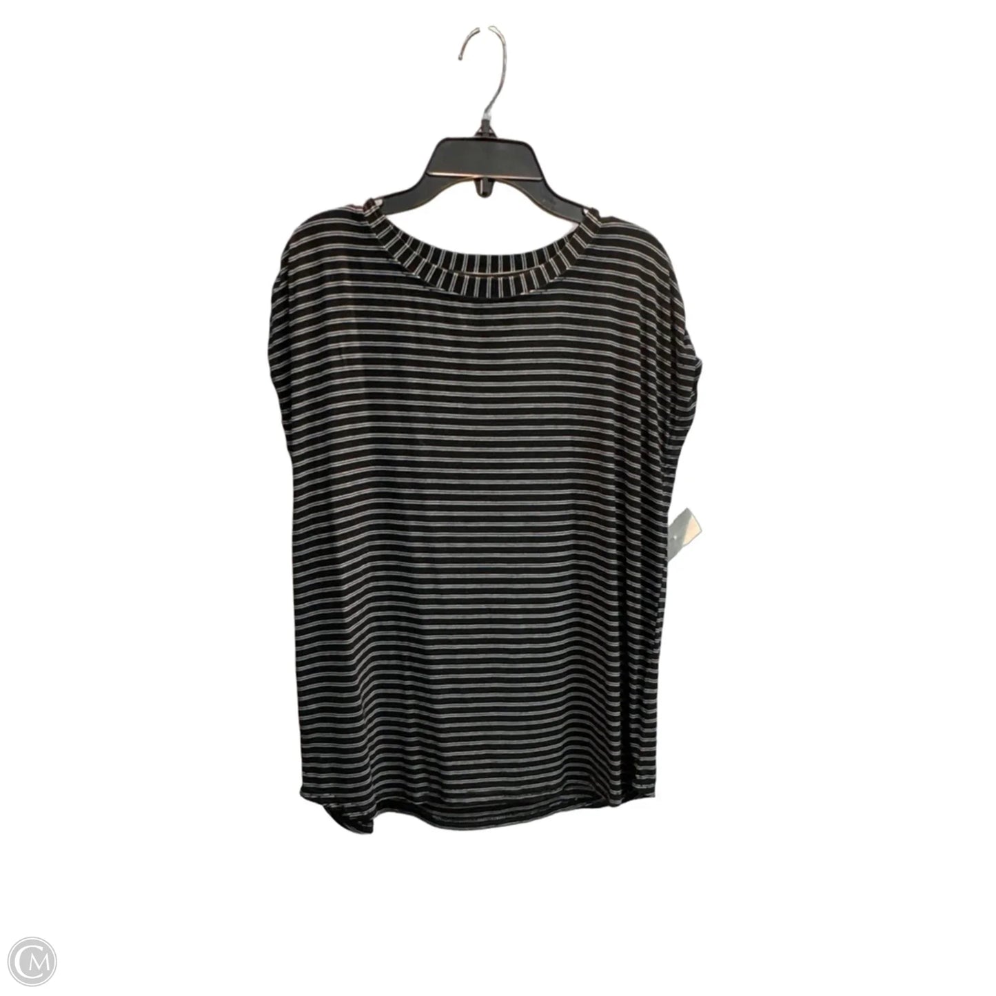 Top Sleeveless By Modern Works In Striped Pattern, Size: M