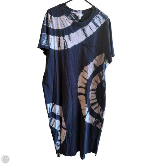 Dress Casual Maxi By Time And Tru In Tie Dye Print, Size: 3x