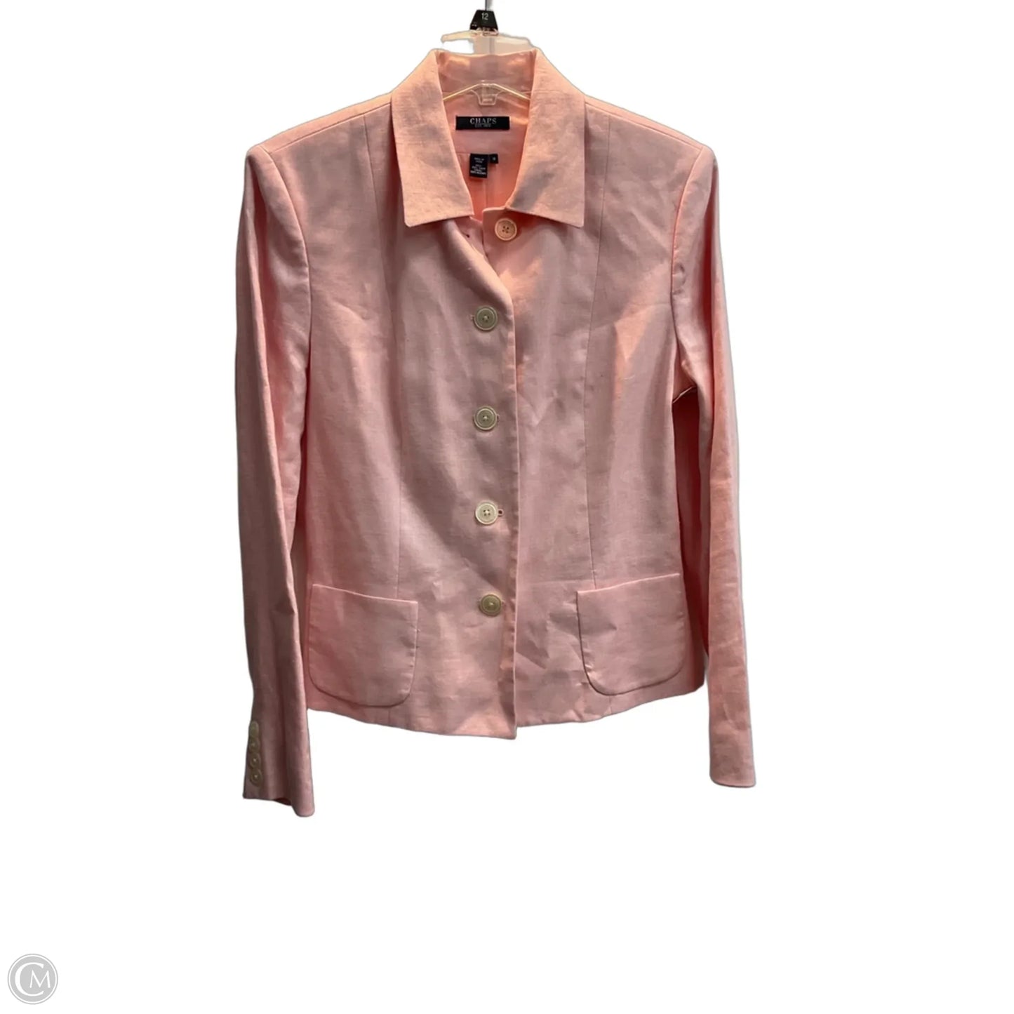 Blazer By Chaps In Pink, Size: L
