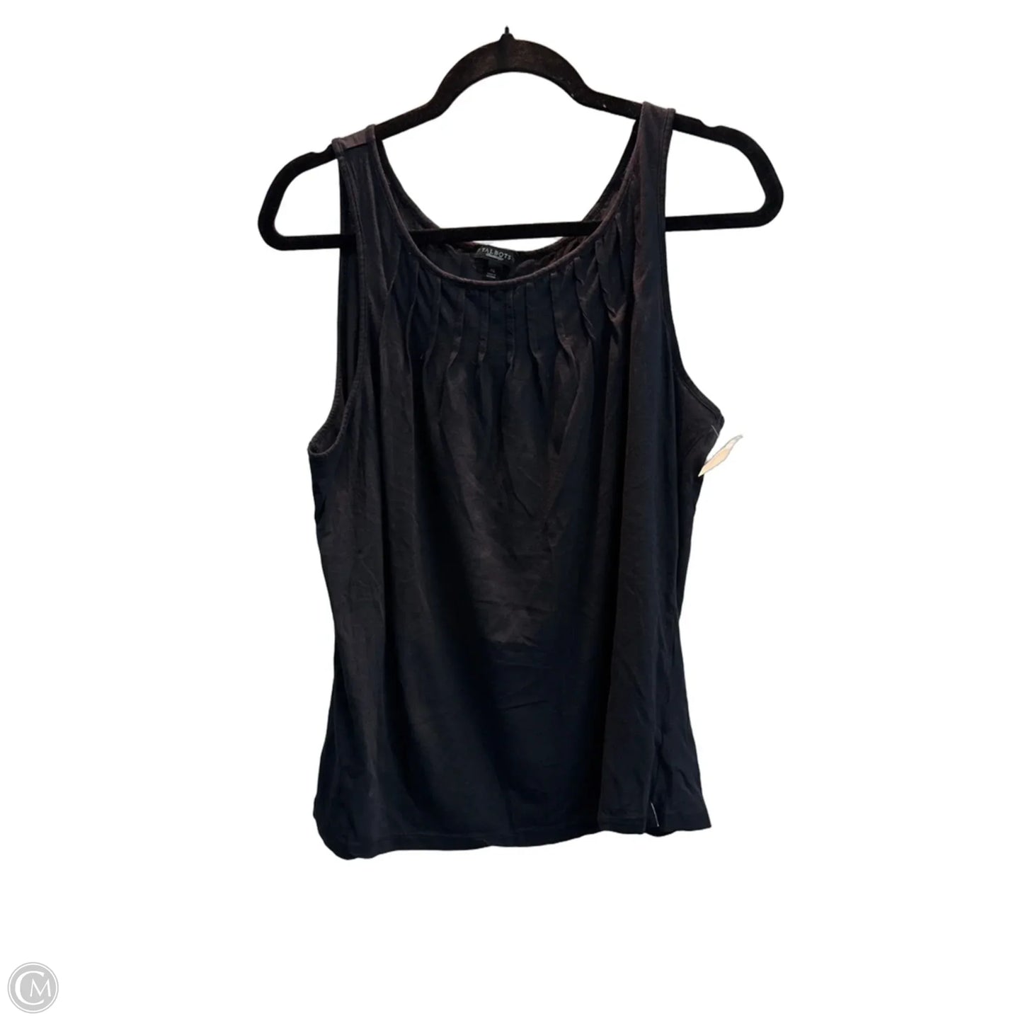 Tank Top By Talbots In Black, Size: Xl