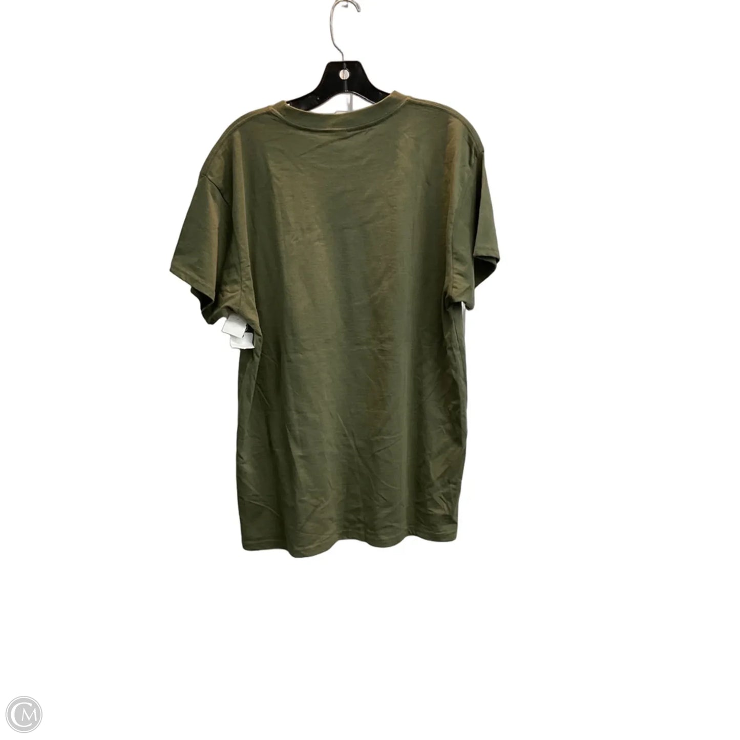 Top Short Sleeve Basic By Clothes Mentor In Green, Size: L