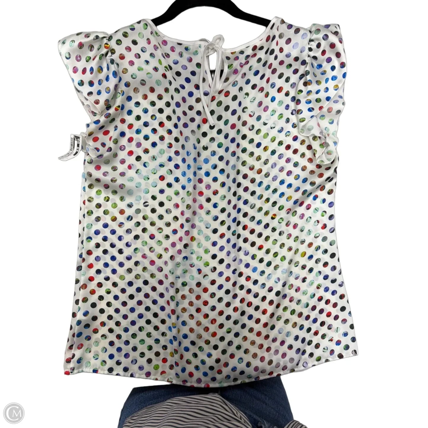 Top Sleeveless By Cynthia Rowley In Polkadot Pattern, Size: M