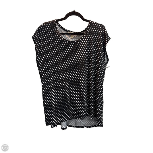 Top Sleeveless By Michael By Michael Kors In Polkadot Pattern, Size: 1x