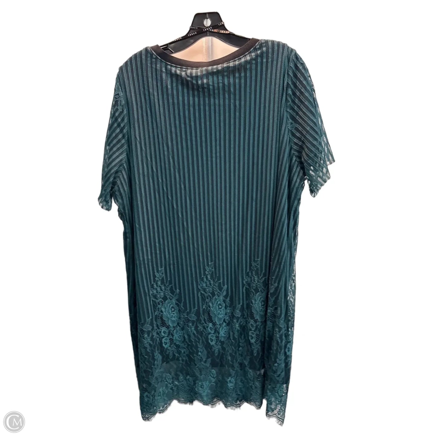 Dress Casual Short By Rebel In Green, Size: 2x