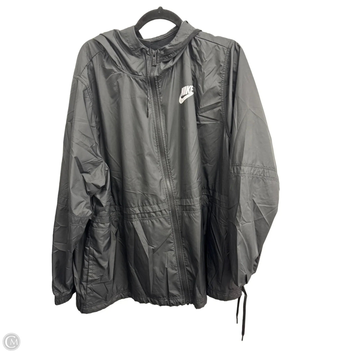 Athletic Jacket By Nike In Black, Size: 3x
