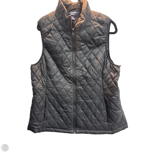 Vest Puffer & Quilted By Lands End In Black, Size: Xl