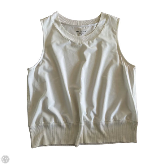 Tank Top By Athleta In White, Size: M