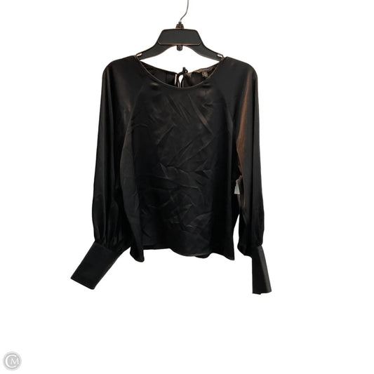 Top Long Sleeve By Banana Republic In Black, Size: M