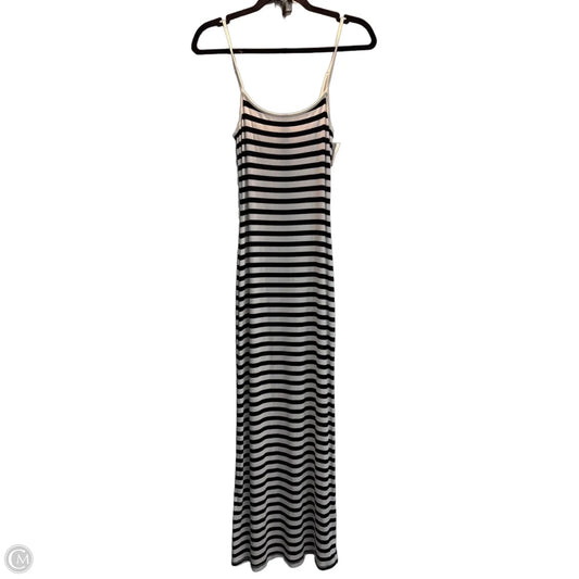 Dress Casual Maxi By Divided In Striped Pattern, Size: S