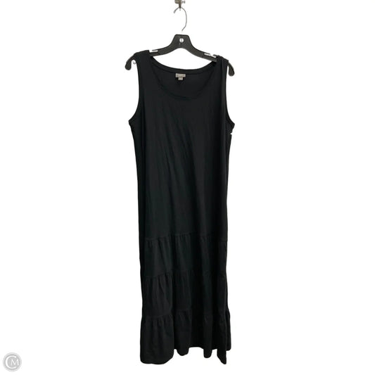 Dress Casual Maxi By J. Jill In Black, Size: L
