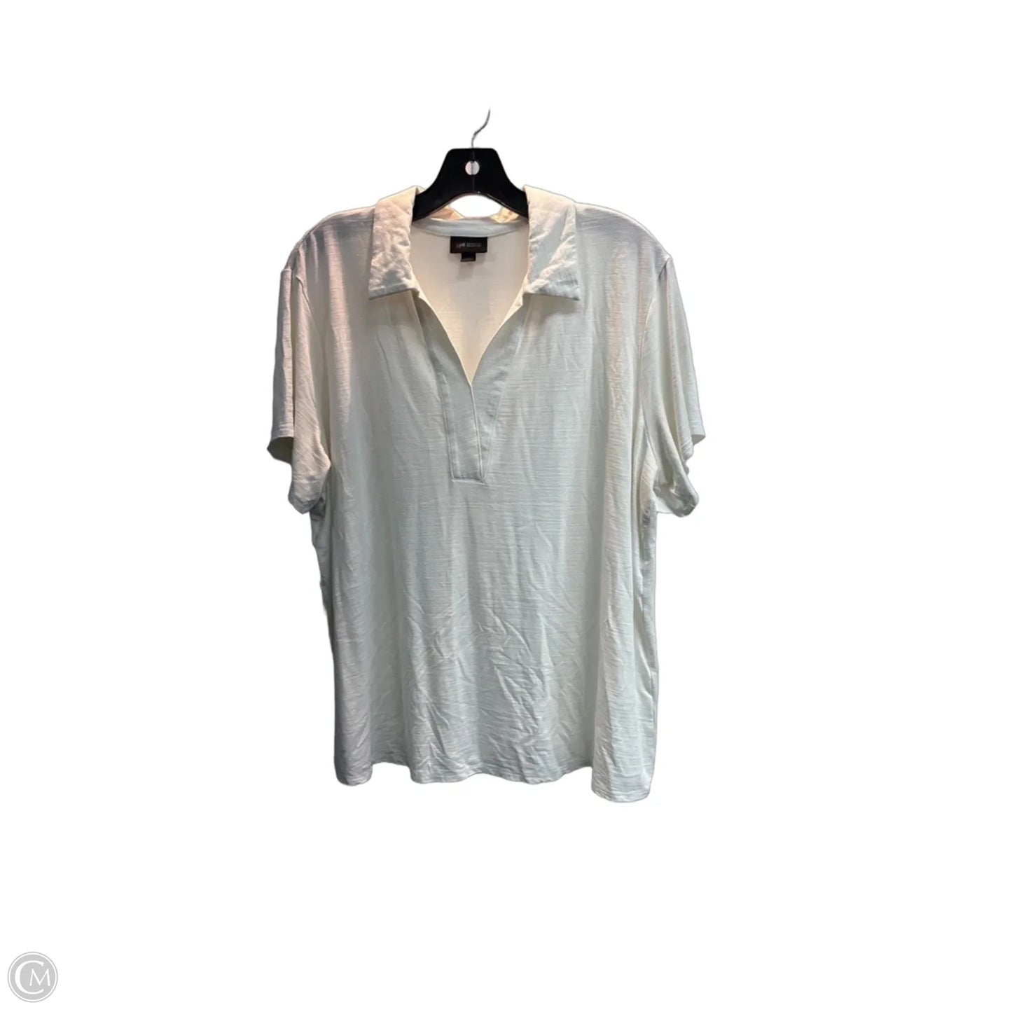 Top Short Sleeve By J. Jill In White, Size: Xl
