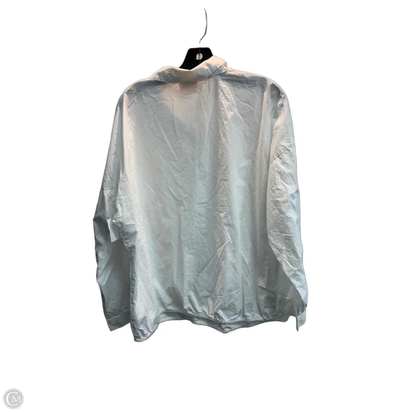 Blouse Long Sleeve By J. Jill In White, Size: Xl