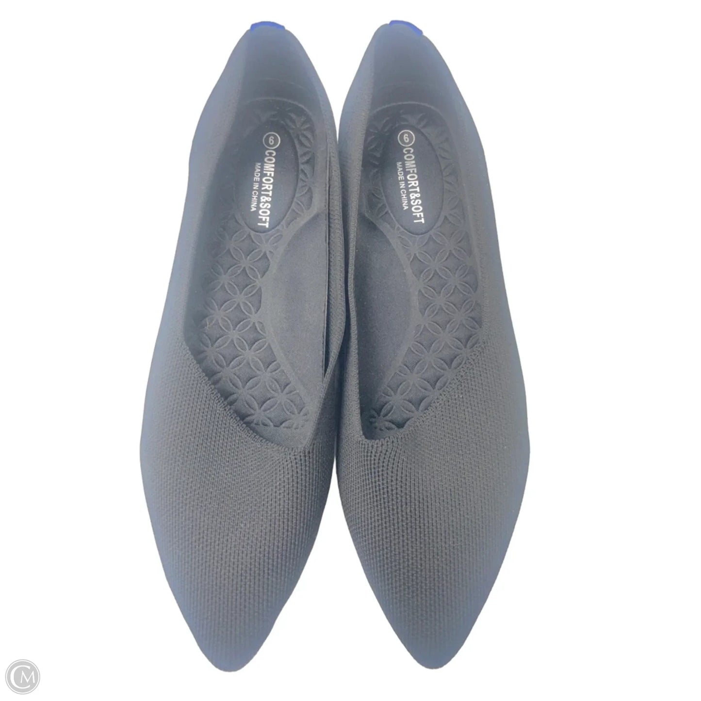 Shoes Flats By Clothes Mentor In Black, Size: 9