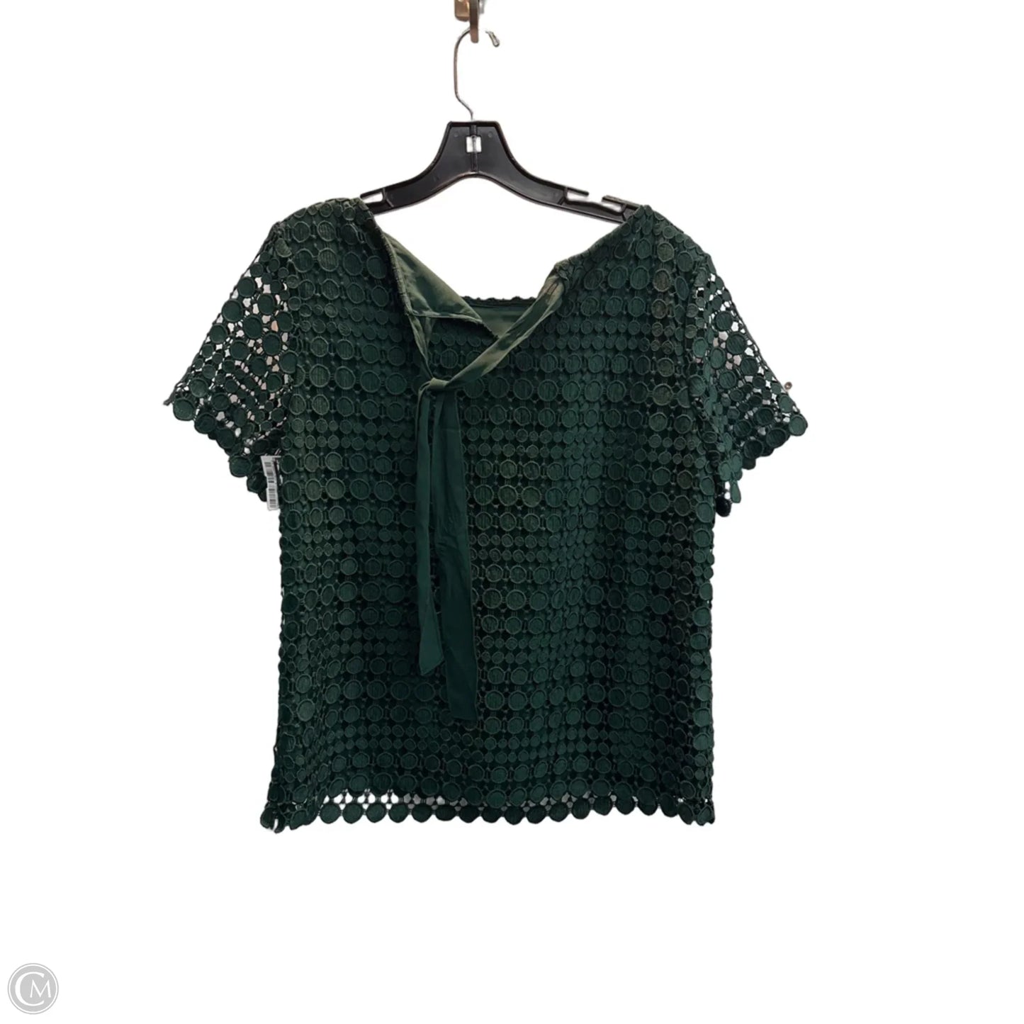 Top Short Sleeve By Talbots In Green, Size: M