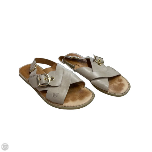 Sandals Flats By Born In Grey, Size: 8