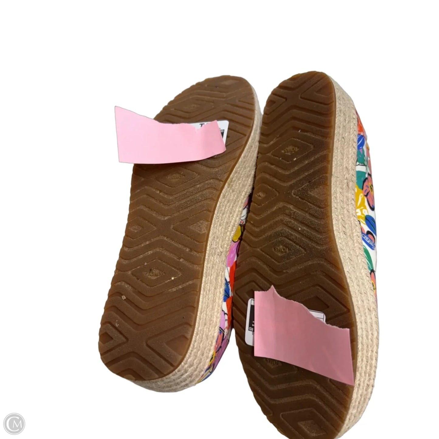 Shoes Flats By Toms In Tropical Print, Size: 7