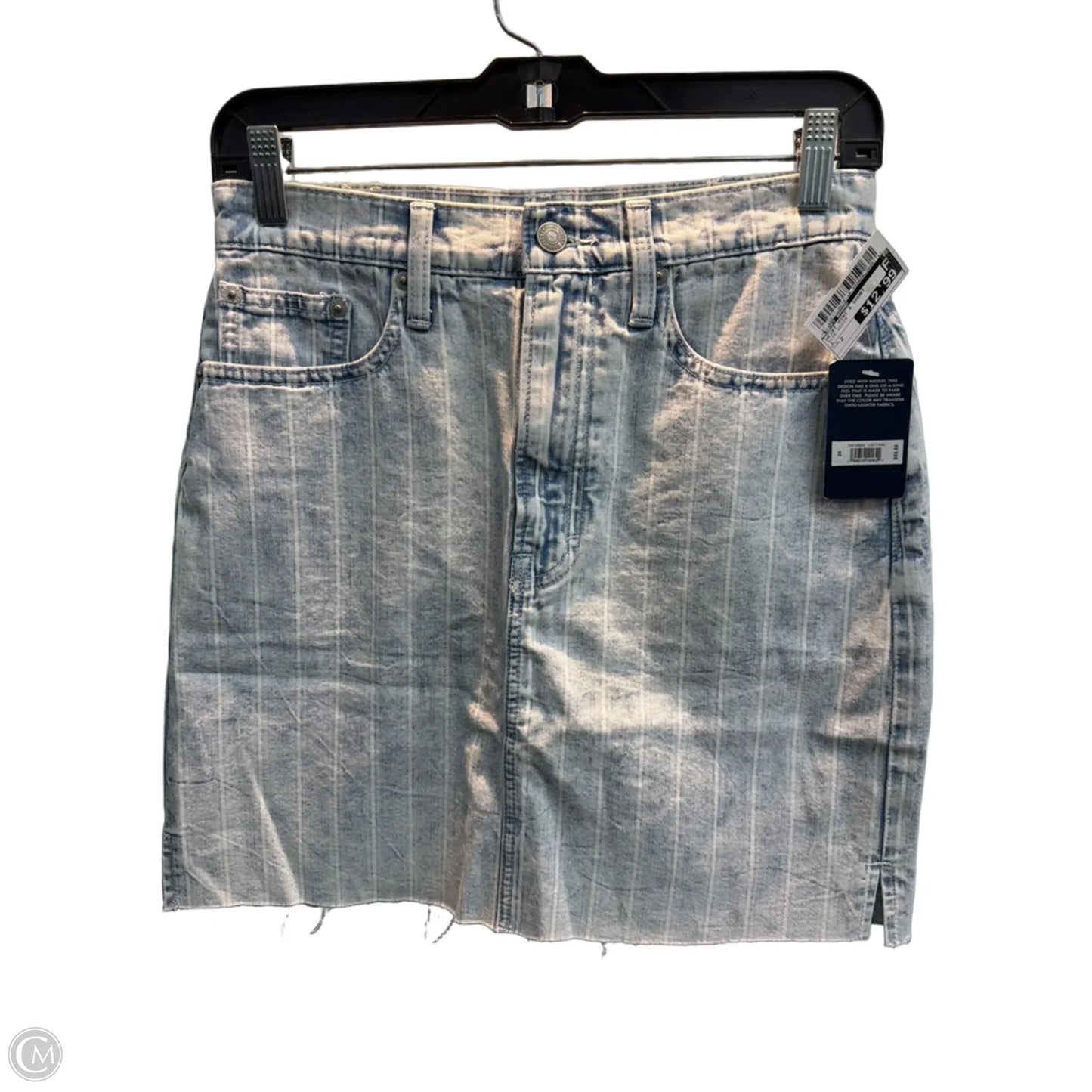 Skirt Mini & Short By Lucky Brand In Blue Denim, Size: 2