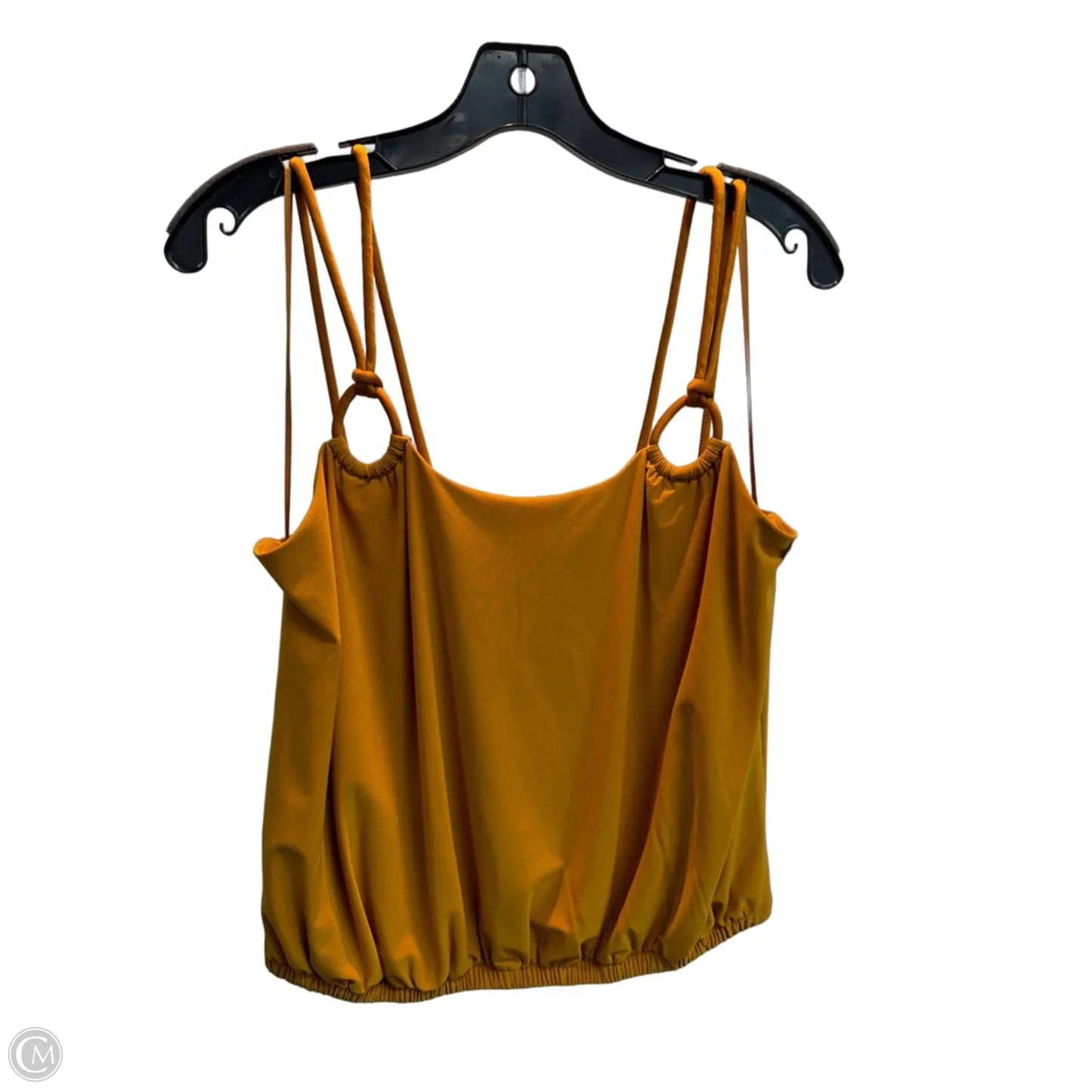 Top Sleeveless By Express In Gold, Size: M