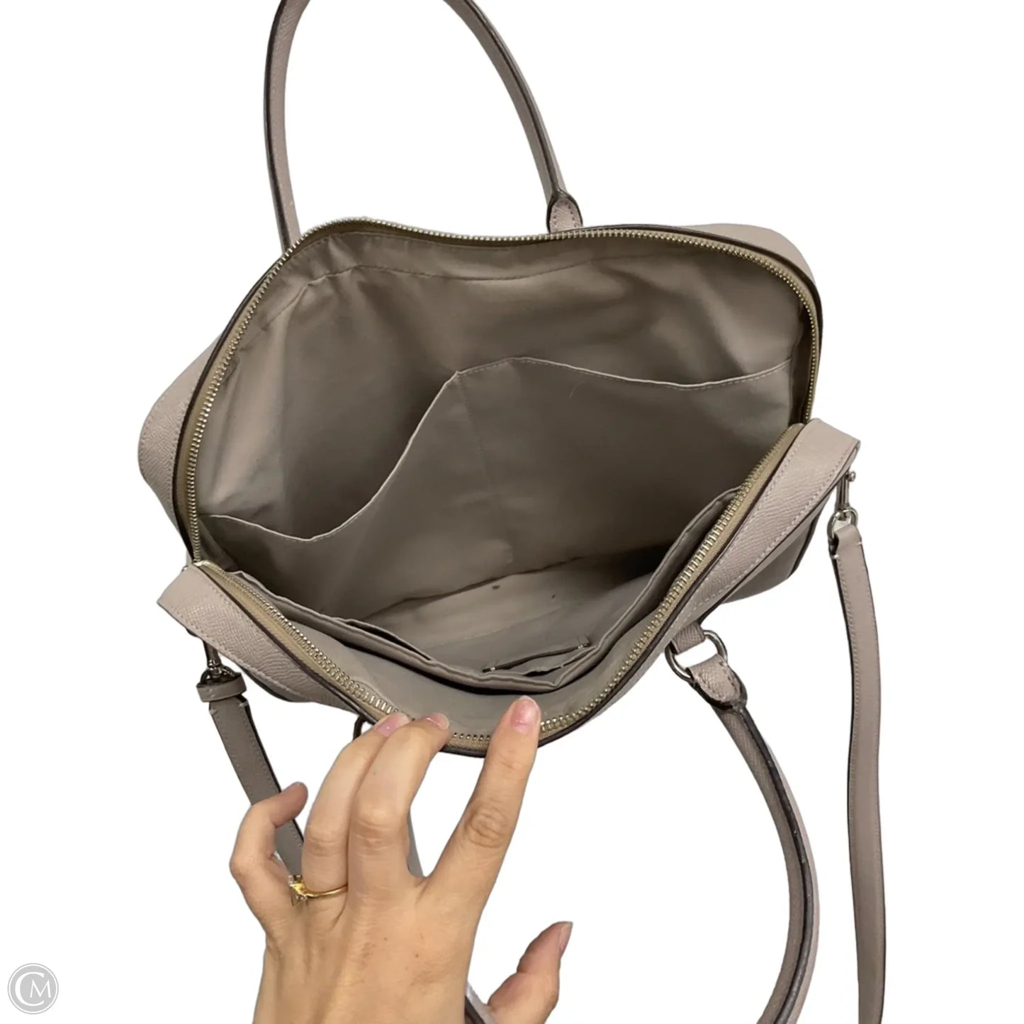 Tote Designer By Coach, Size: Medium