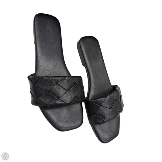 Sandals Flats By Cushionaire In Black, Size: 9