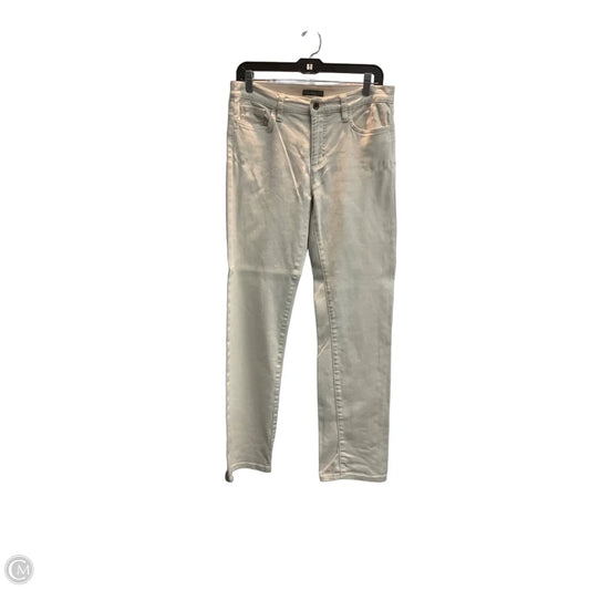 Jeans Straight By Lauren By Ralph Lauren In Cream Denim, Size: 6