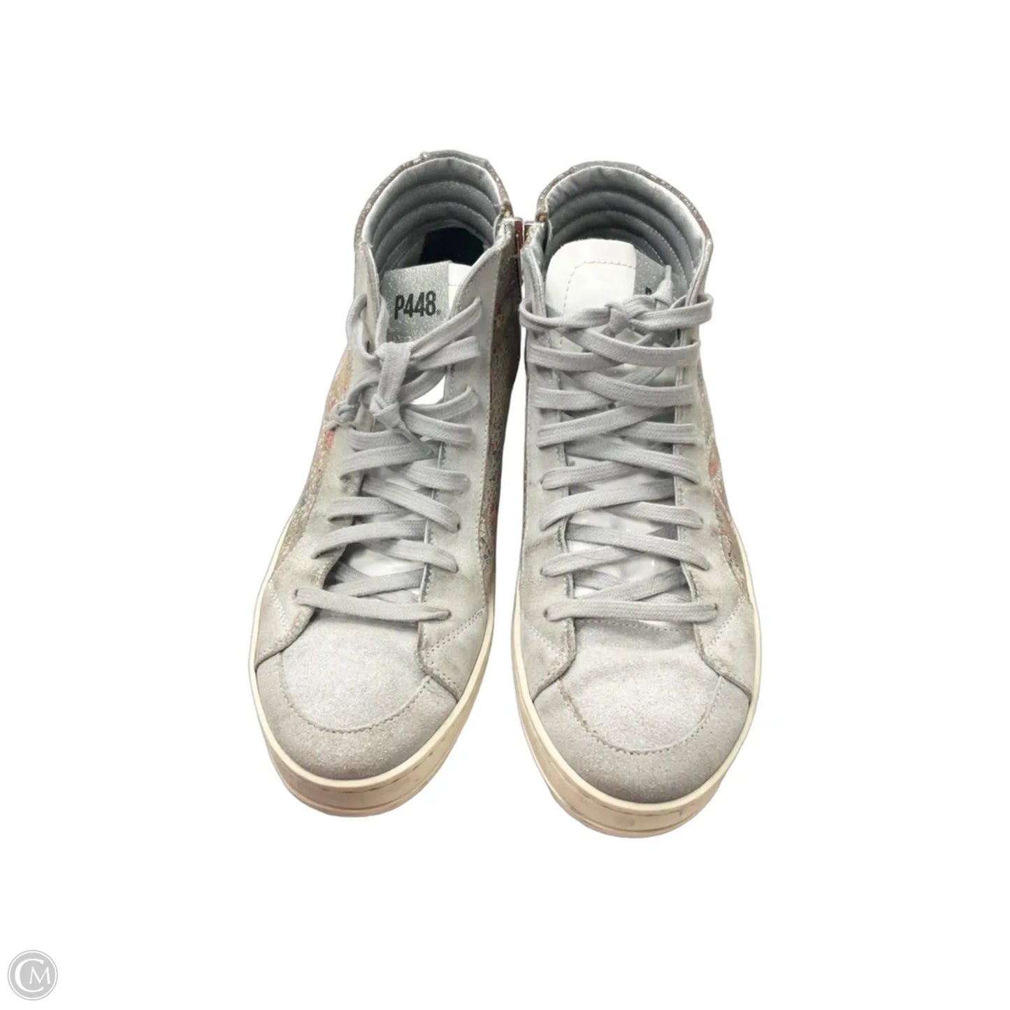 Shoes Sneakers By P448 In Grey, Size: 8.5