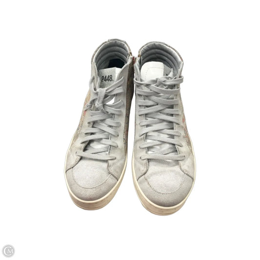 Shoes Sneakers By P448 In Grey, Size: 8.5