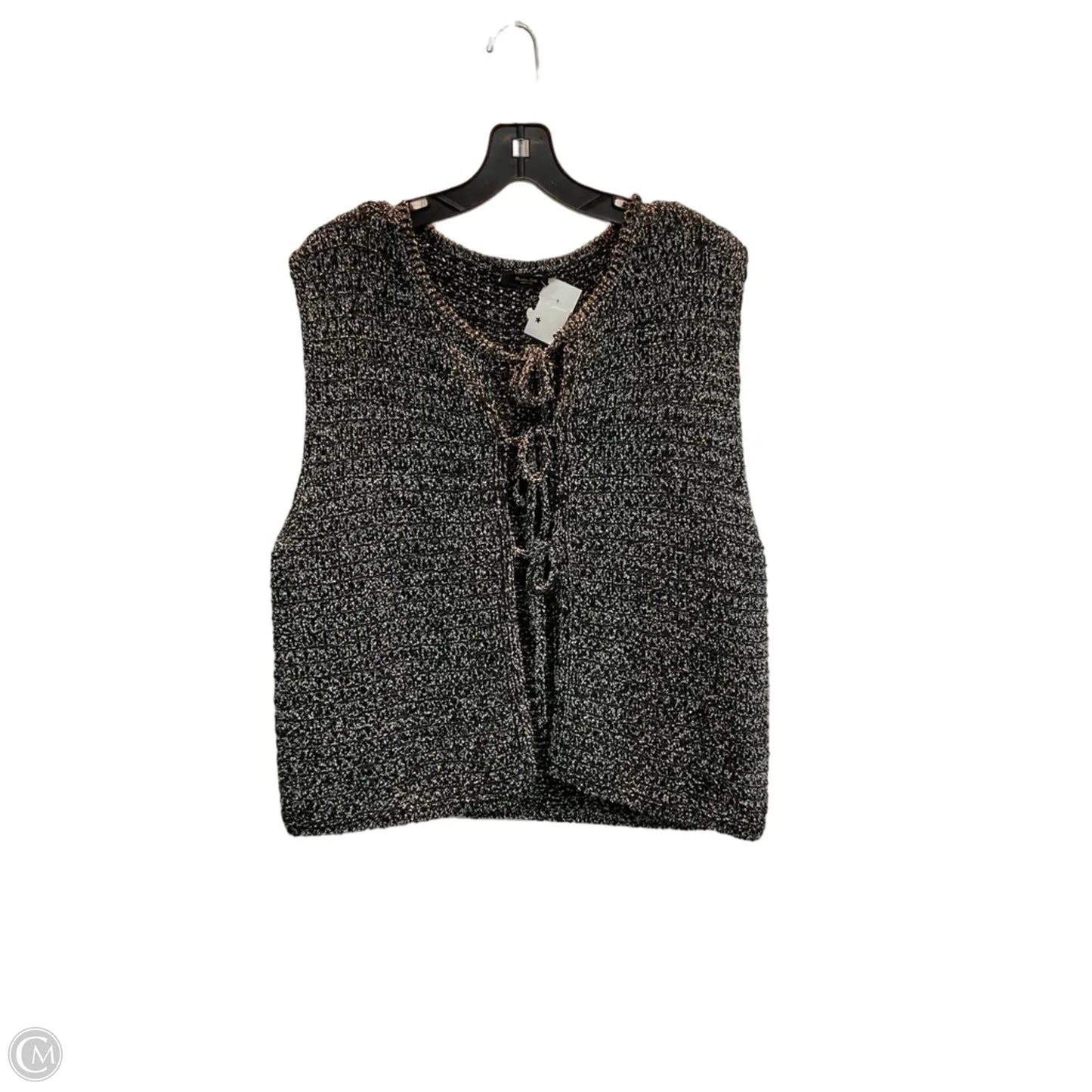 Top Sleeveless By Massimo Dutti In Black, Size: L