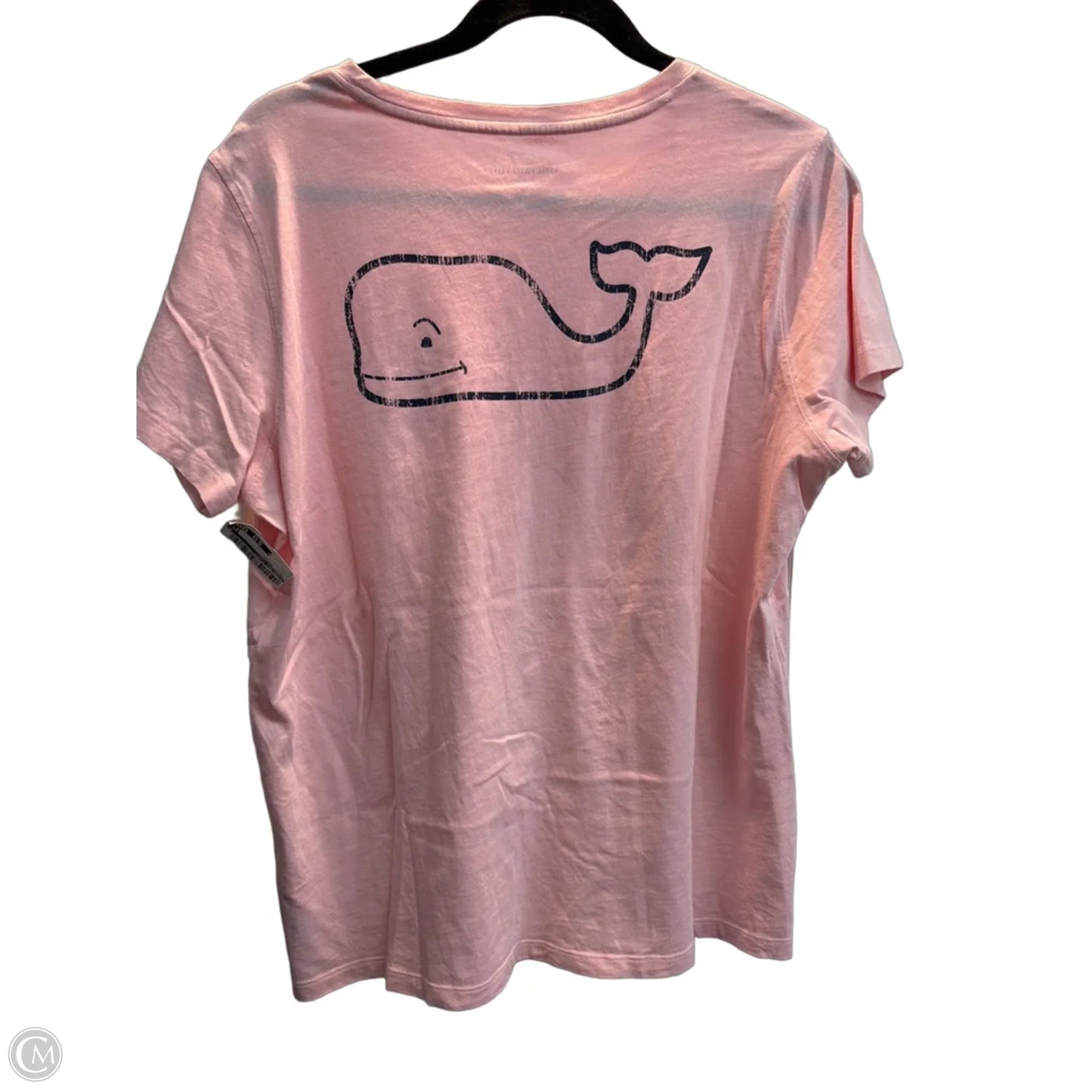 Top Short Sleeve Basic By Vineyard Vines In Pink, Size: L