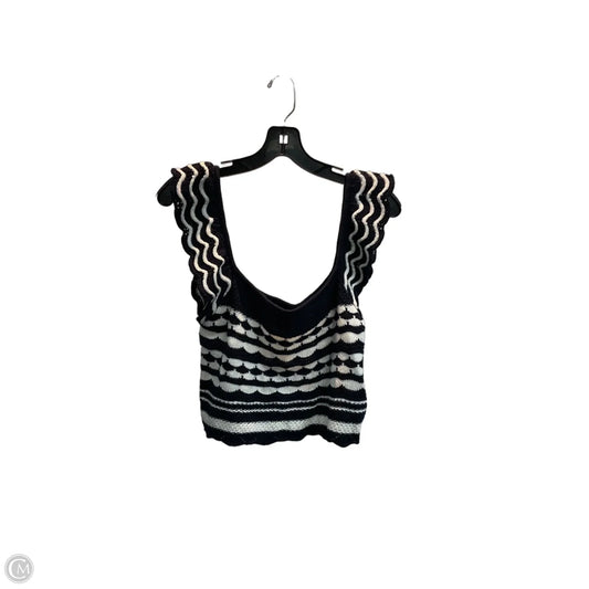 Top Sleeveless By Banana Republic In Navy, Size: S
