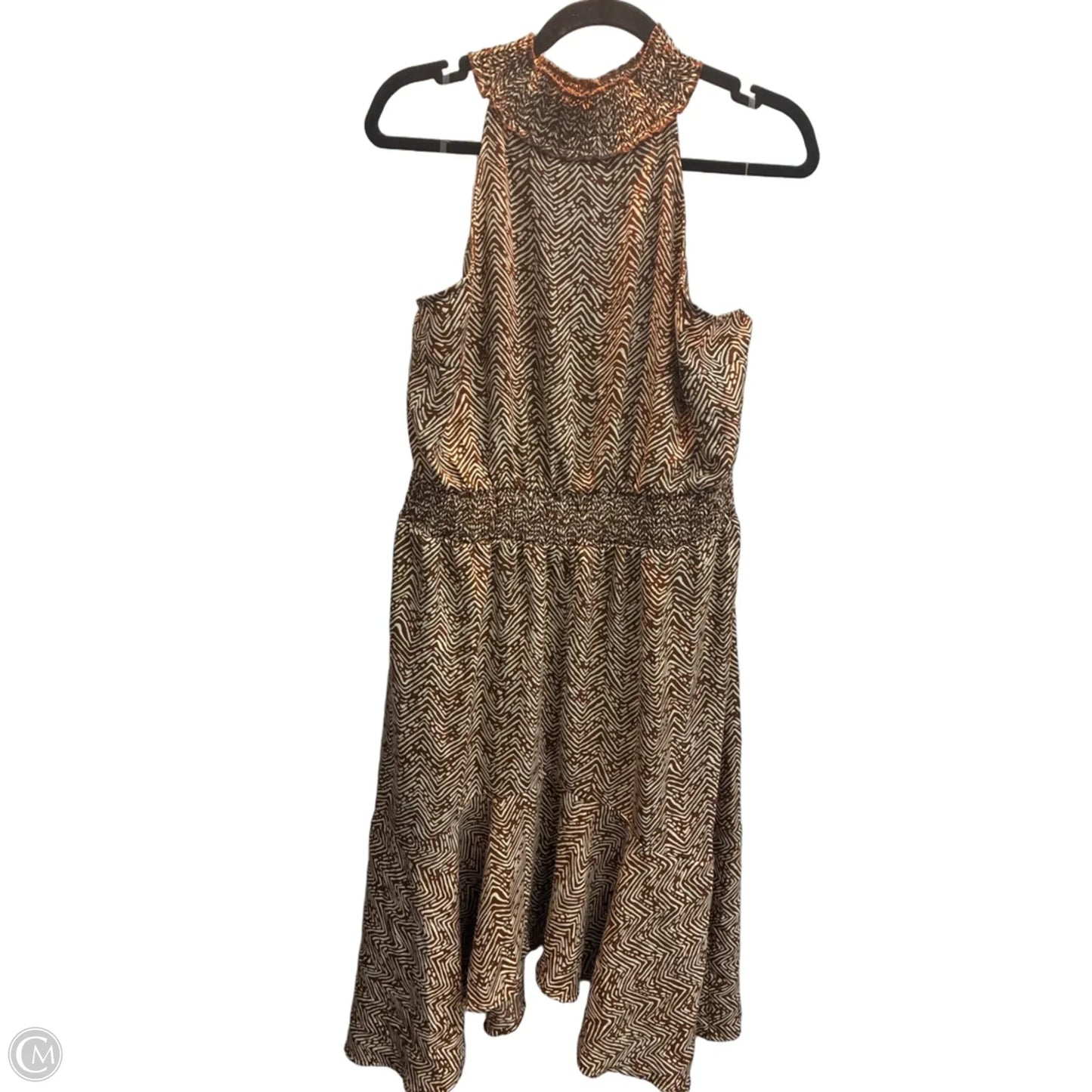 Dress Casual Midi By Maurices In Brown, Size: Xl