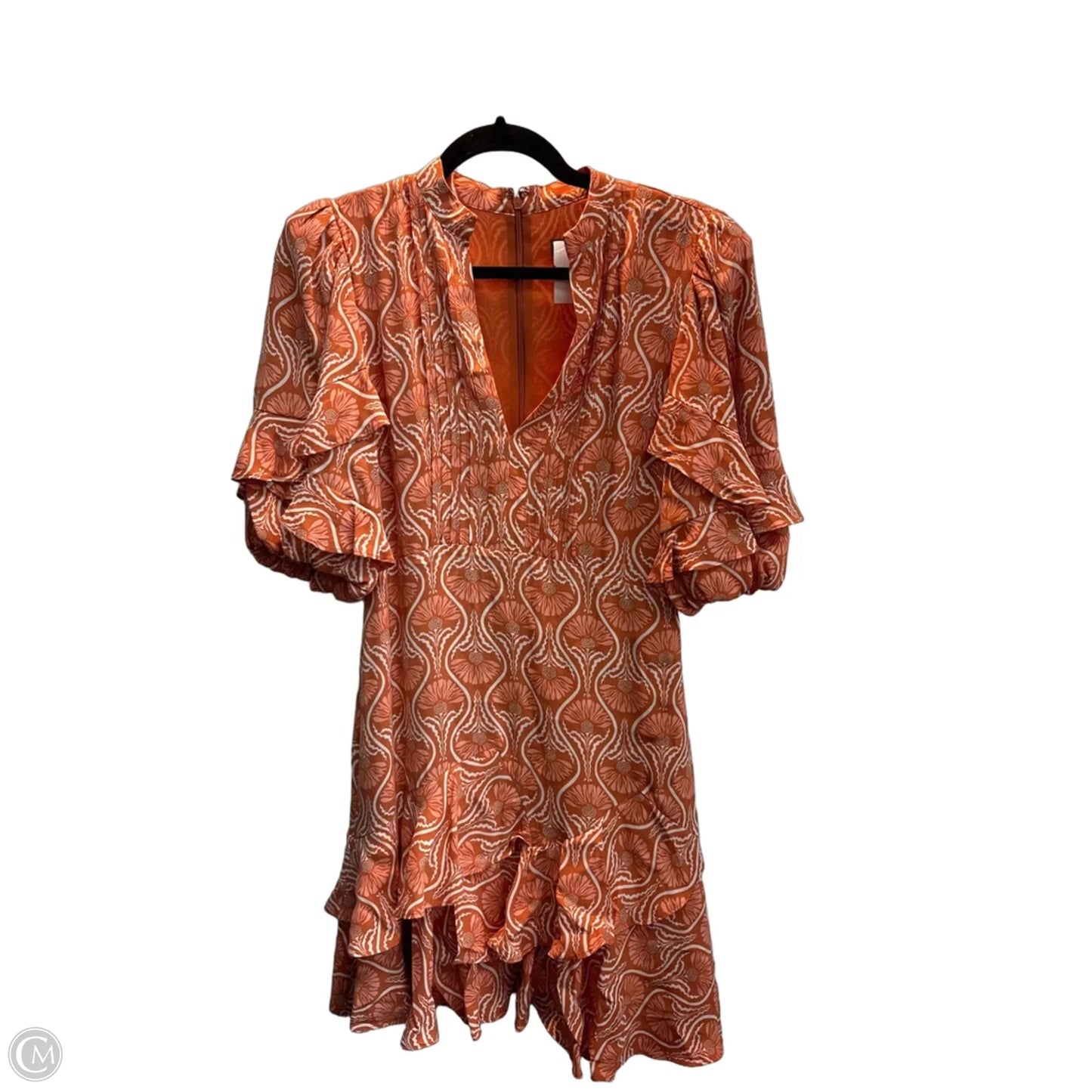 Dress Party Midi By Clothes Mentor In Orange, Size: S