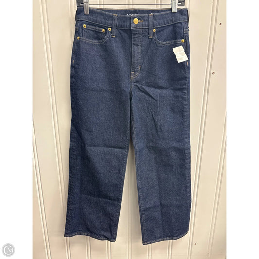 Jeans Cropped By J. Crew In Blue Denim, Size: 4
