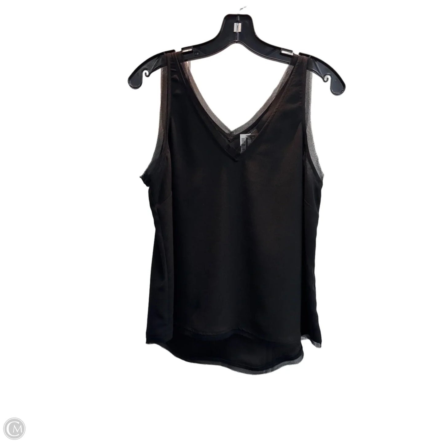 Top Sleeveless By Halogen In Black, Size: S