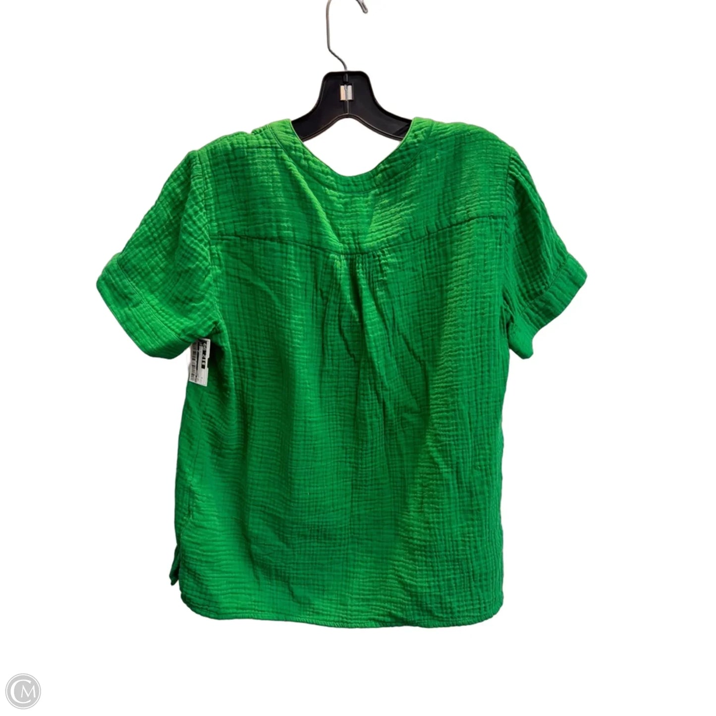 Top Short Sleeve By J. Crew In Green, Size: S