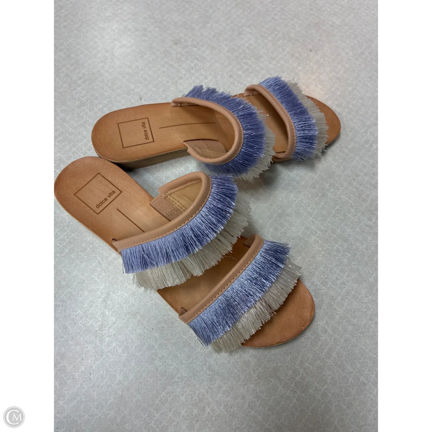 Sandals Flats By Dolce Vita In Blue, Size: 8
