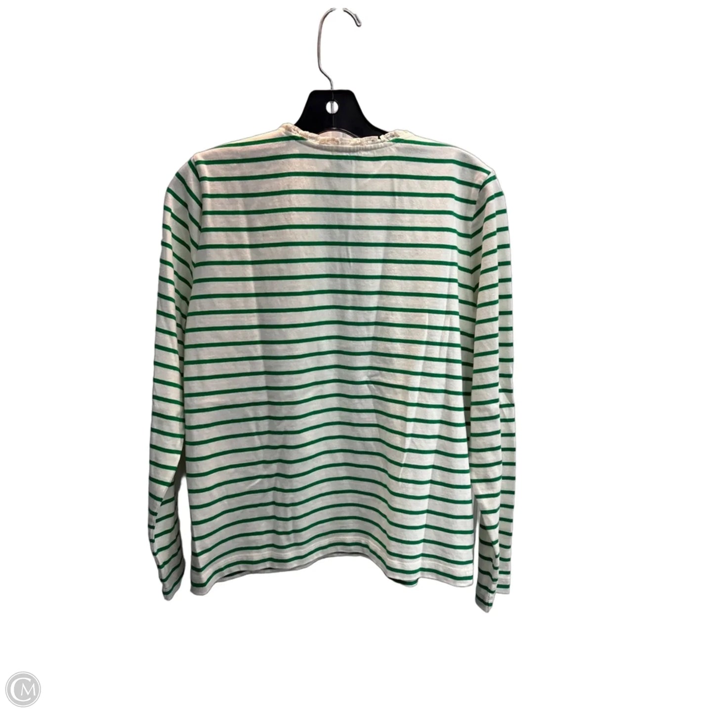 Top Long Sleeve By J. Crew In Striped Pattern, Size: S