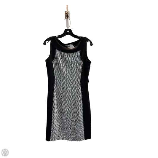 Dress Work By Calvin Klein In Black & White, Size: M
