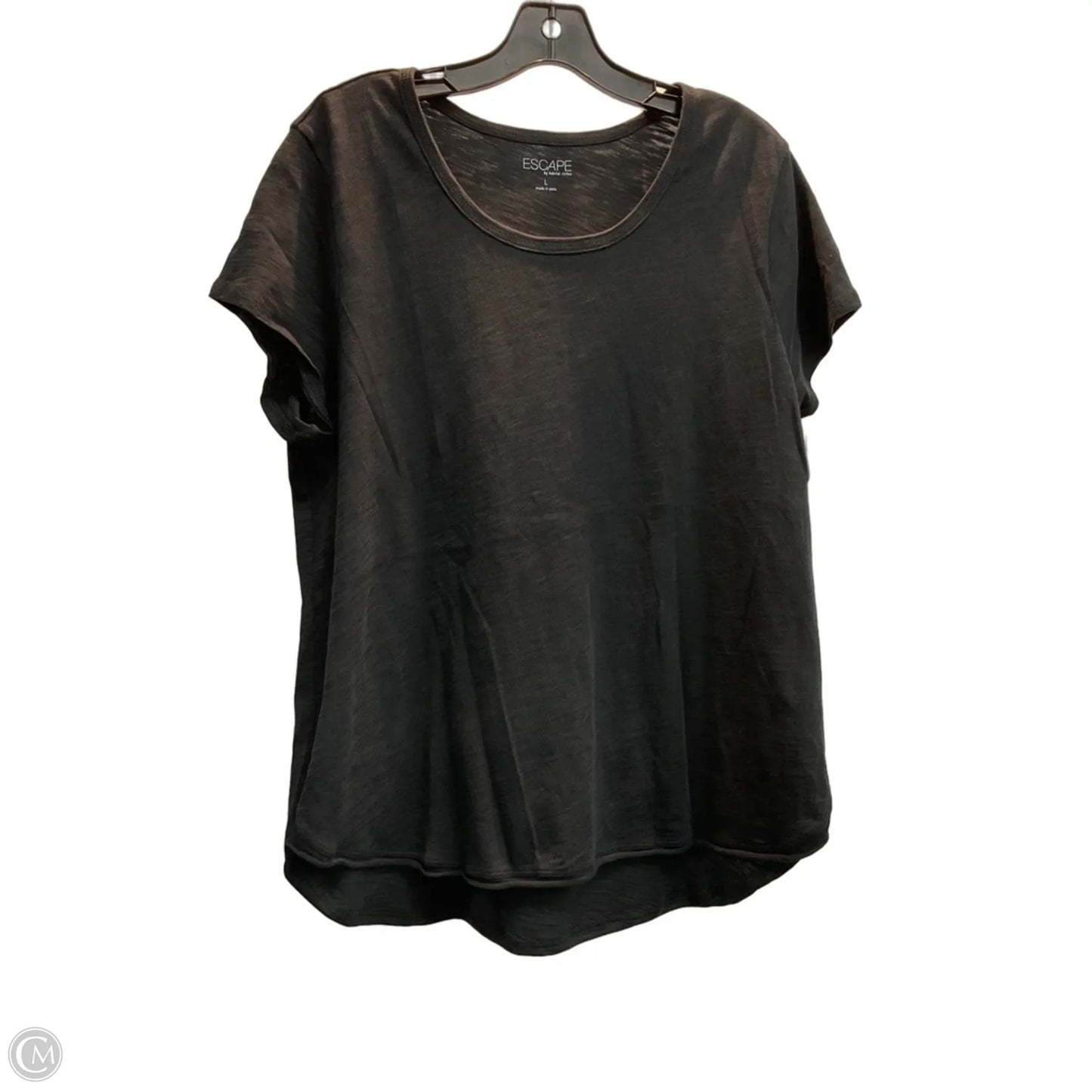 Top Short Sleeve Basic By Habitat In Black, Size: L