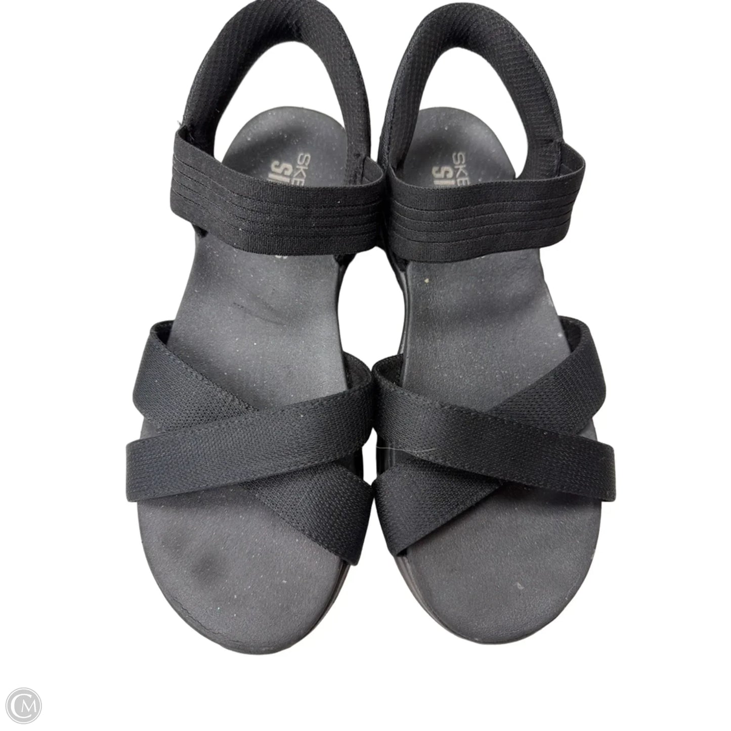 Sandals Sport By Skechers In Black, Size: 8