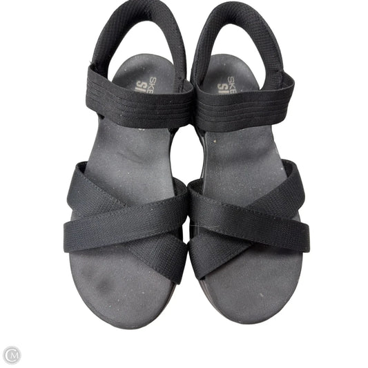 Sandals Sport By Skechers In Black, Size: 8