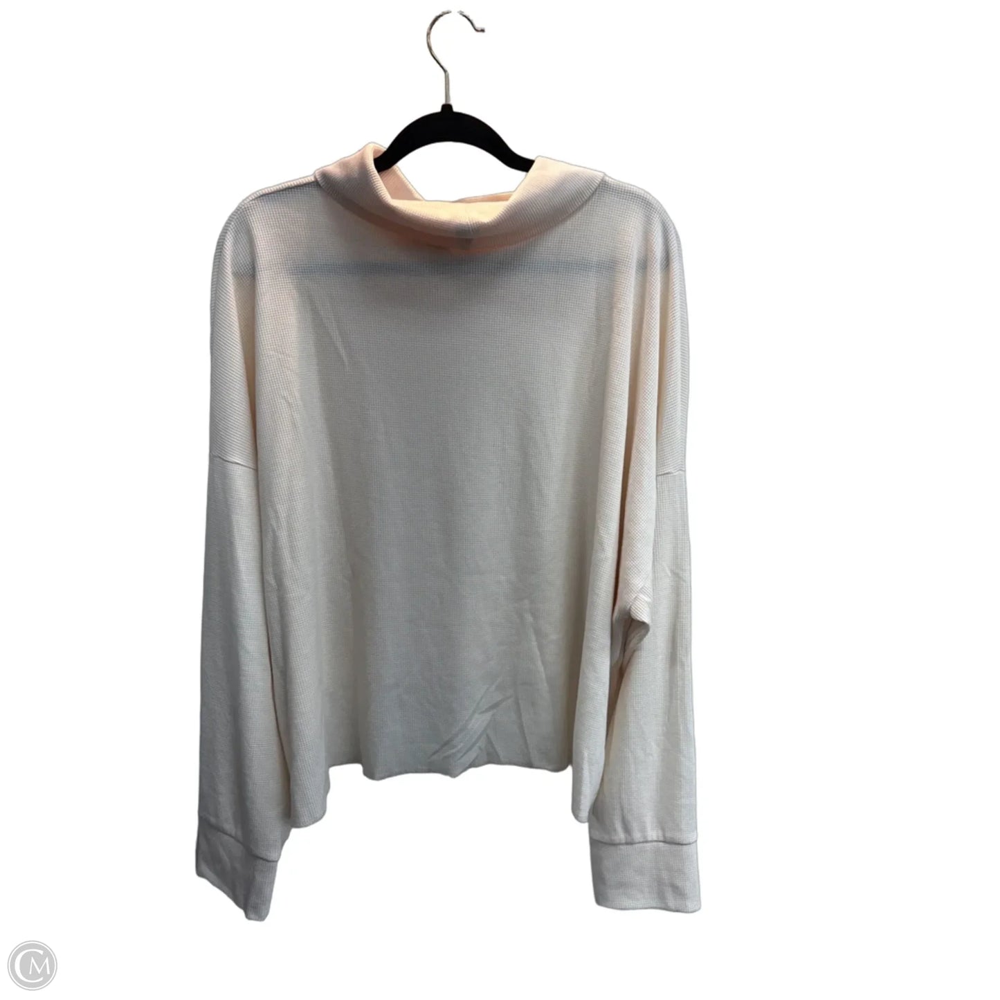 Top Long Sleeve By American Eagle In Cream, Size: 2x