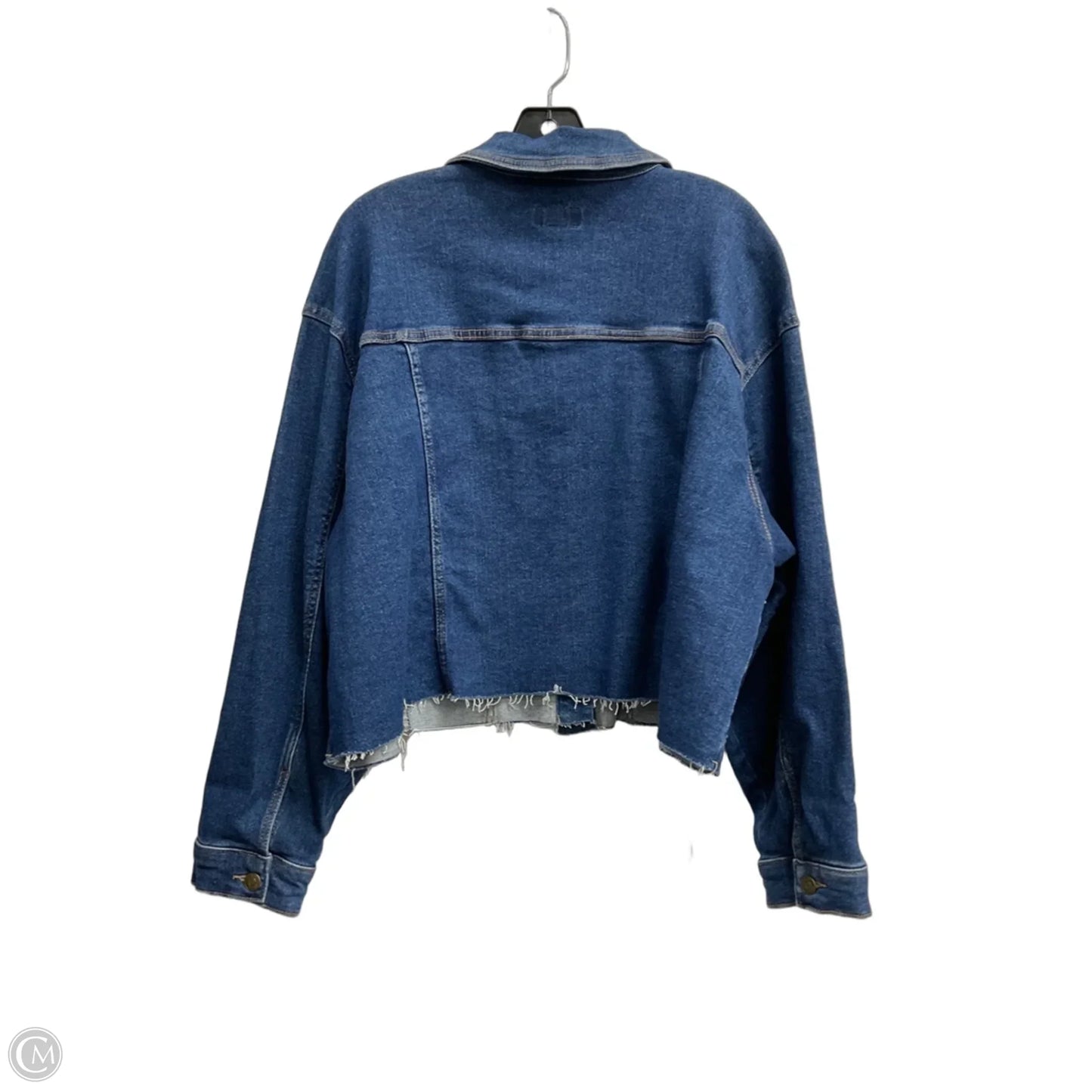 Jacket Denim By Ava & Viv In Blue Denim, Size: 2x