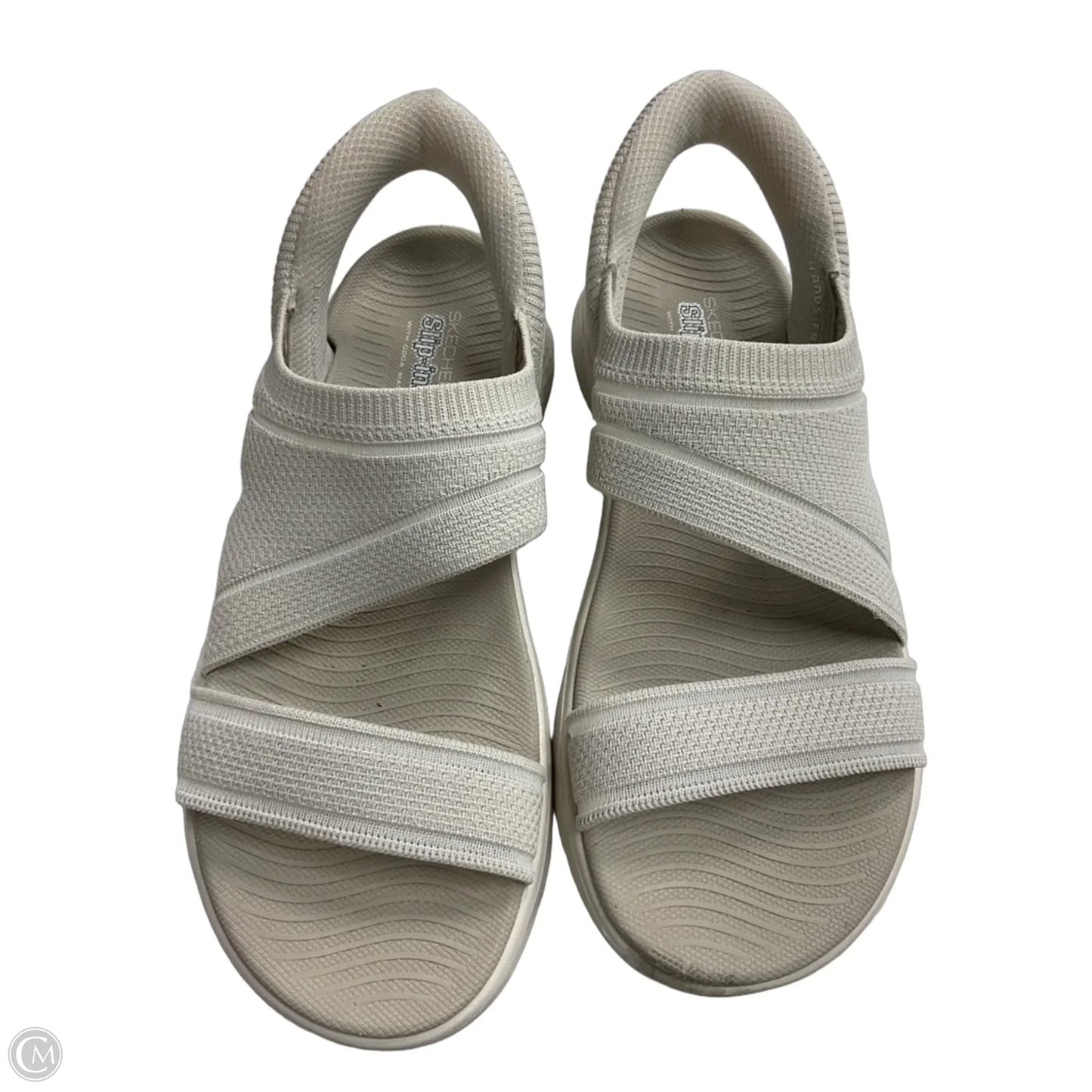 Sandals Flats By Skechers In Taupe, Size: 9