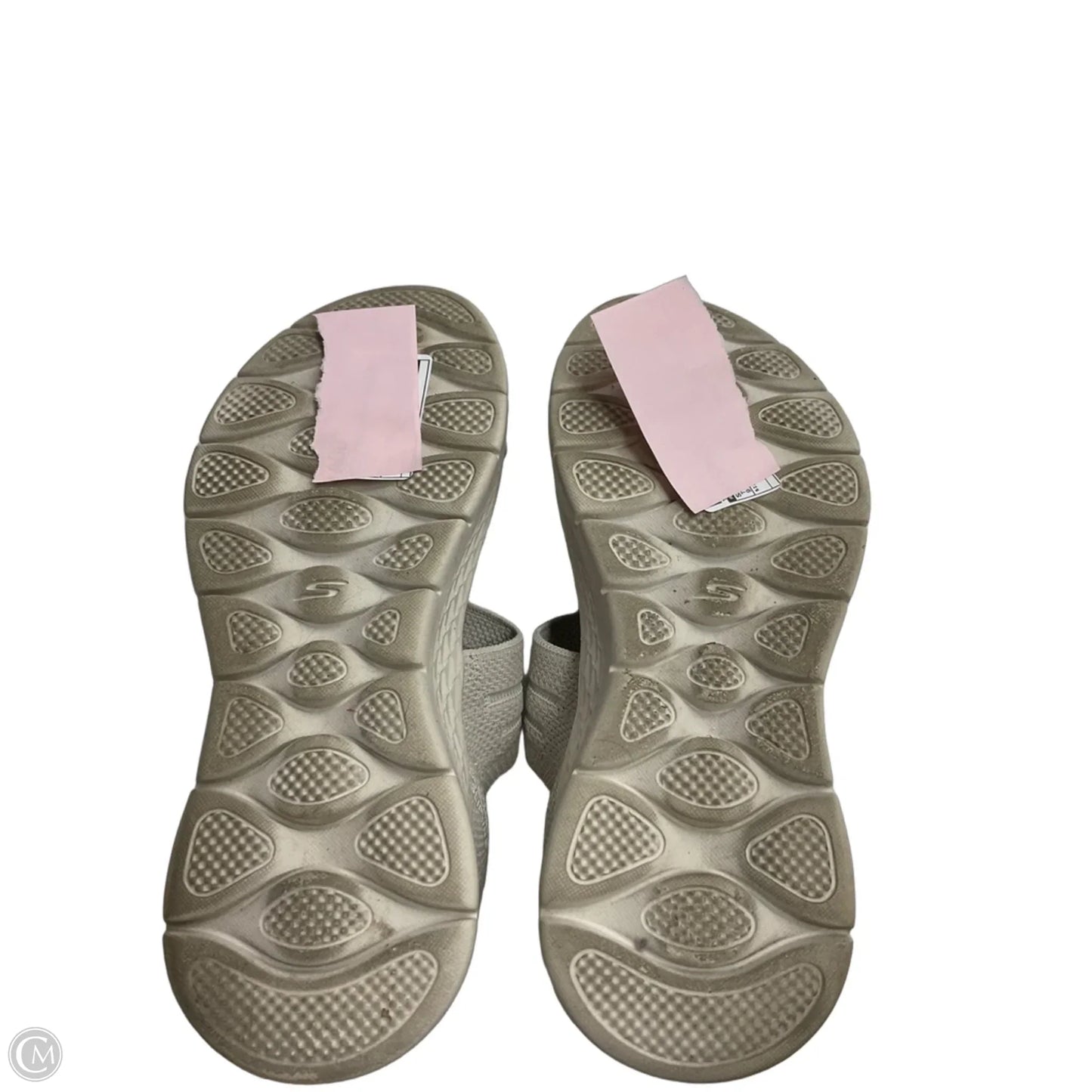 Sandals Flats By Skechers In Taupe, Size: 9